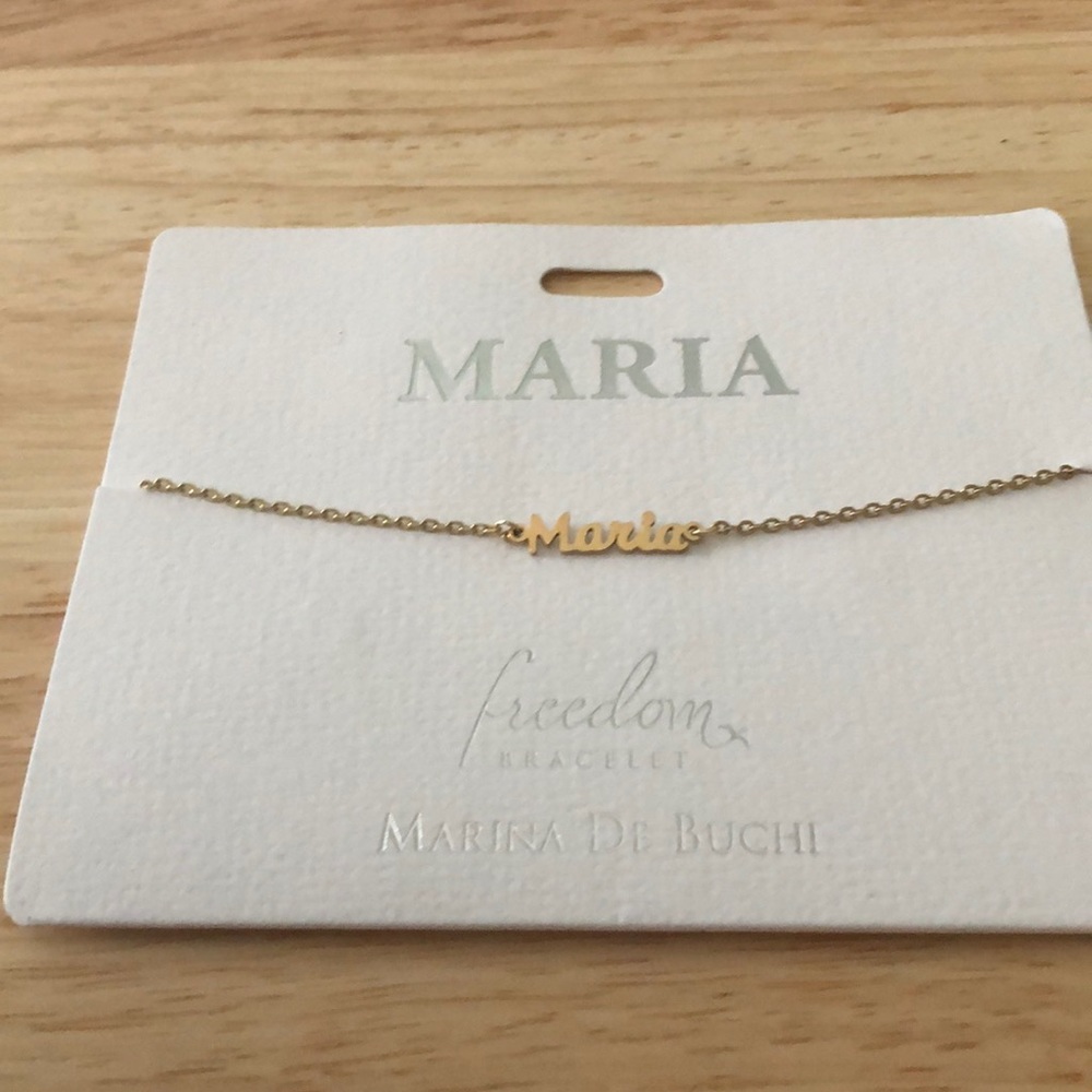 Maria Name Bracelet